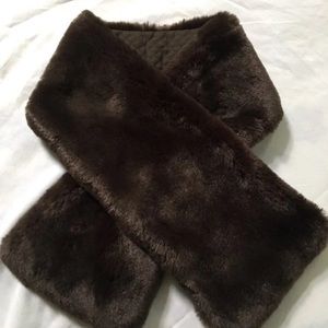 Faux fur scarf/wrap by Ann Taylor/Loft